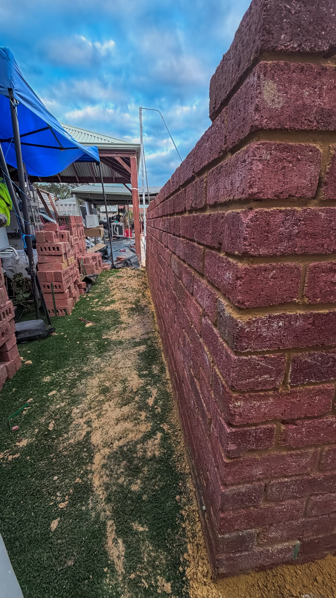 Cyandi Court Thornlie heritage red clay brick extension brickwork photo 5